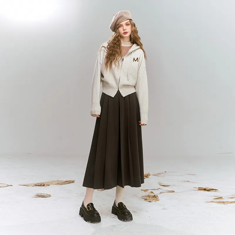 ELF SACK Casual Long Skirt Women's-4