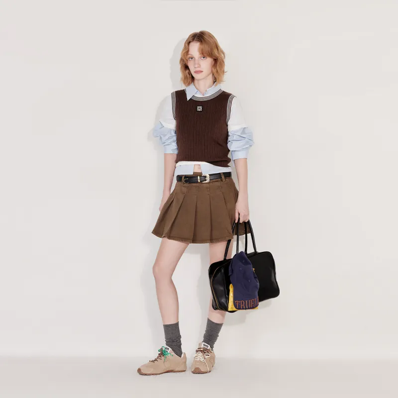 ONLY Denim Short Skirts Women's H6Z Caramel-3