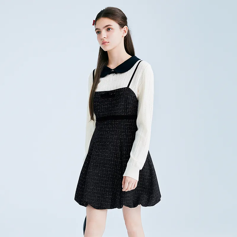 LEDIN Knitwear Women's Mist White-4