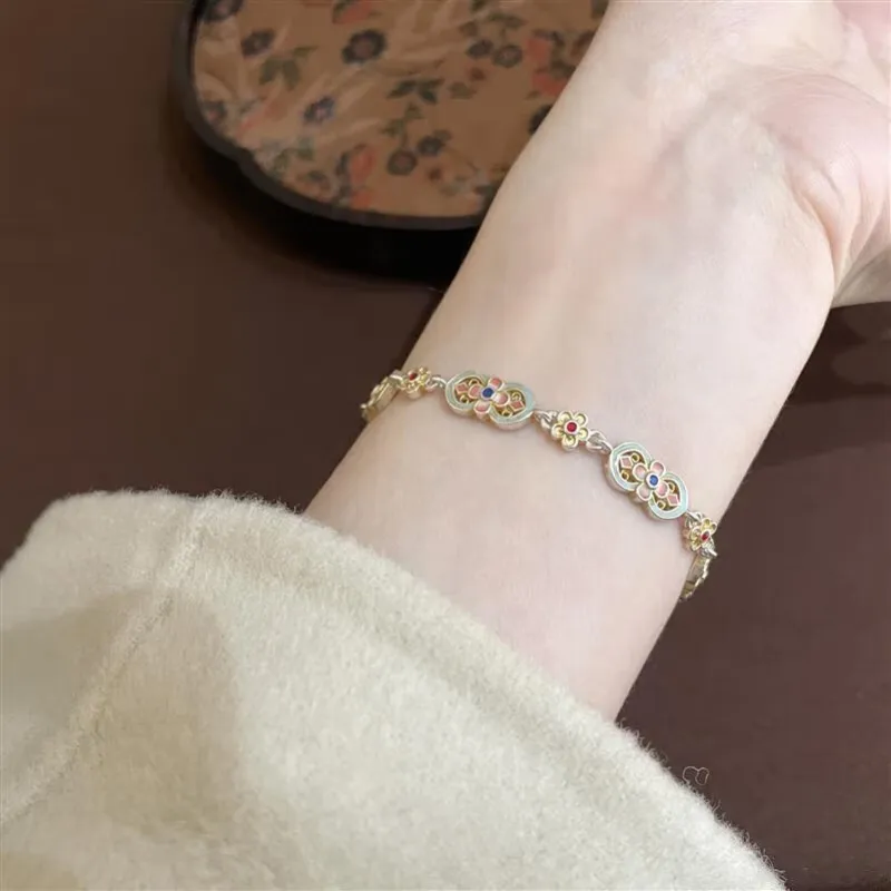 FUYUFU S999 Fine Silver Pure Silver Bracelets Women's-2