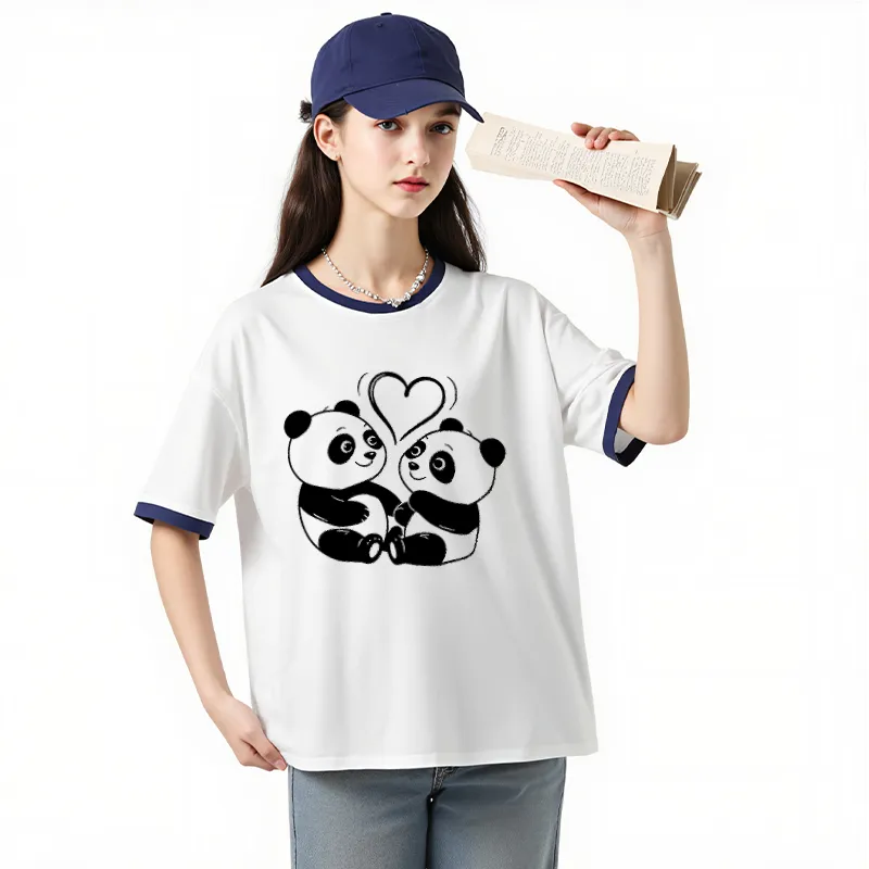 FAIRWHALE Drop Shoulder Sleeve T Shirt Women's-6