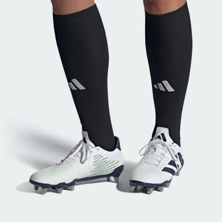 Adidas Kakari Abrasion Resistant Support Soccer Shoes Men's White-2