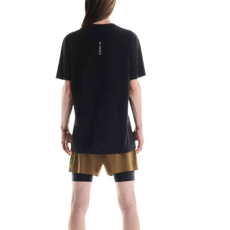 On x LOEWE Active T Shirt Unisex Black-2