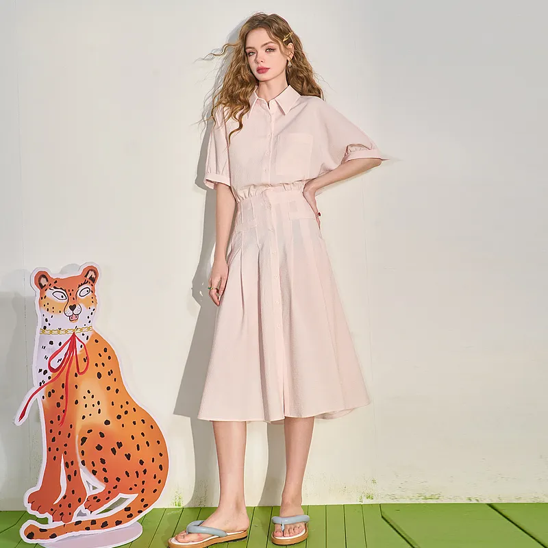 ELF SACK Short Sleeved Dresses Women's-12