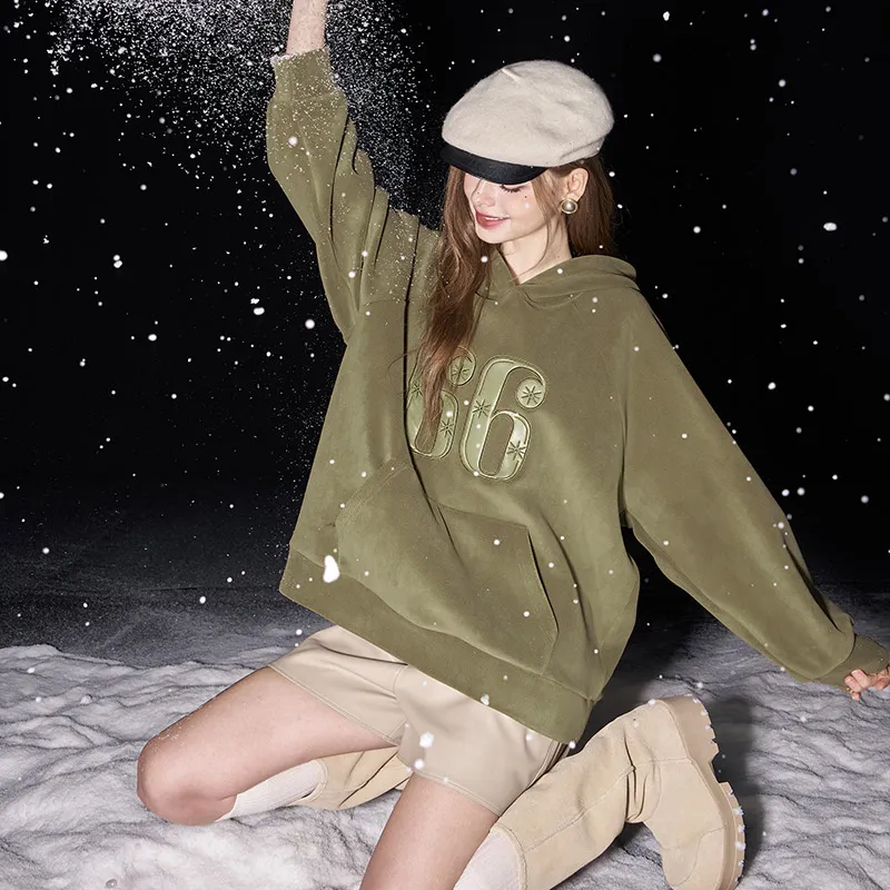 ELF SACK Sweatshirt Women's Moss Green-2
