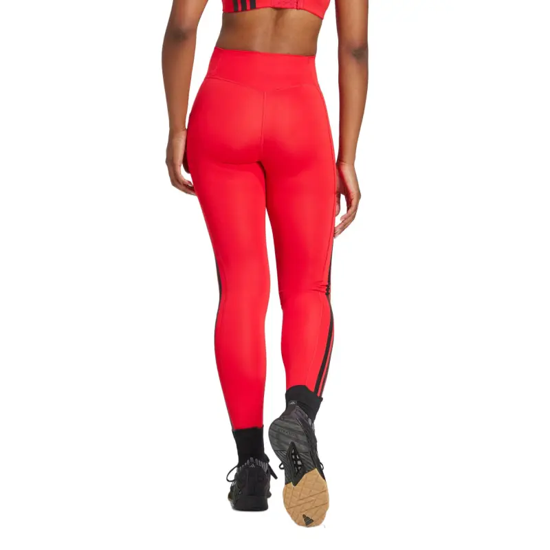 Adidas Free Shipping With AdiClub Optime 3 Stripes Full Length Leggings-2