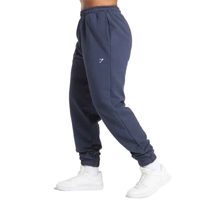 GYMSHARK Knitted Sweatpants Women's Dark Blue-2