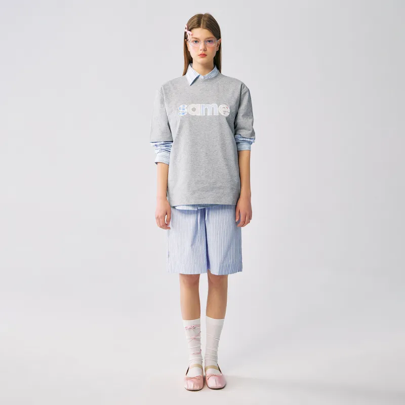 MYSAMESAME Summer T Shirt Loose Fit Unisex-2