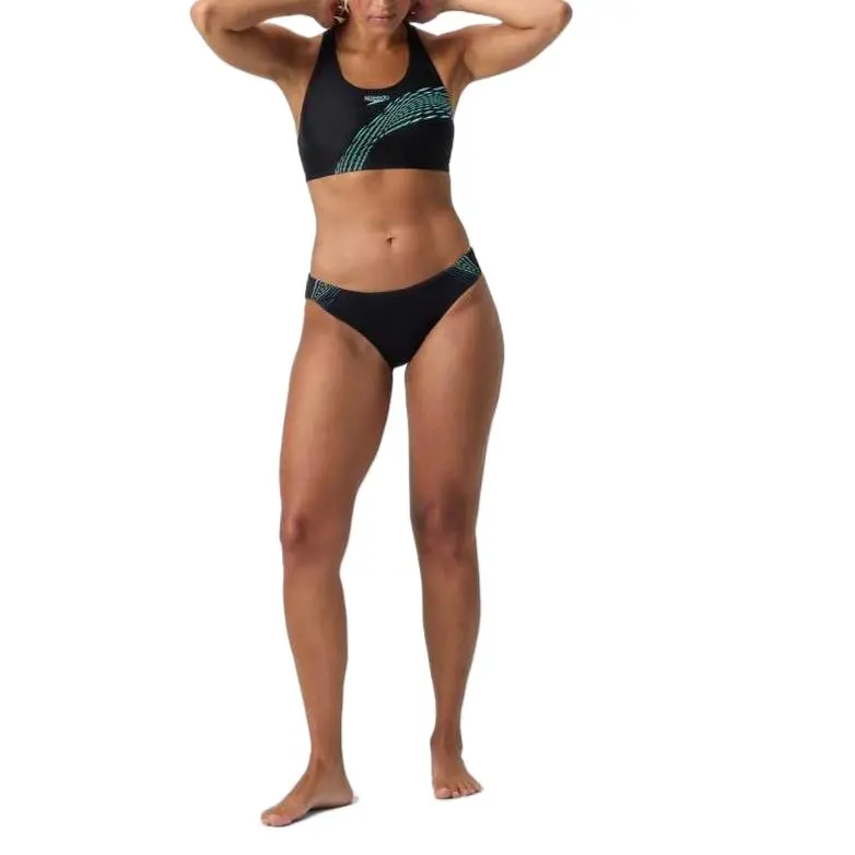 Speedo Bikini Women's Black Blue-5