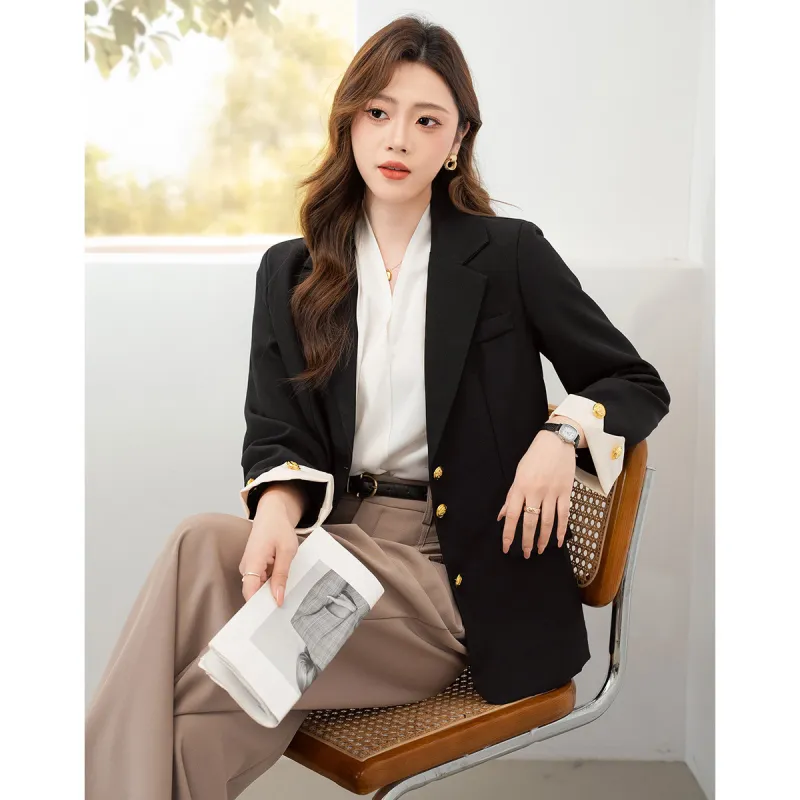Like The Age Of Water Business Suit Women's Black-1