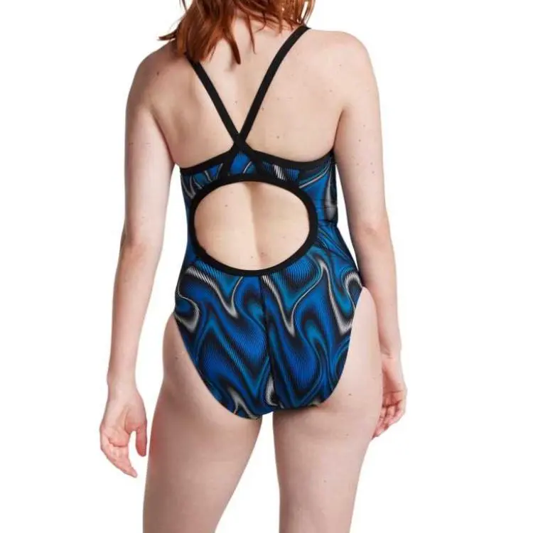 Speedo Purpose Flyback One Piece Blue One piece Swimsuit Women's-7