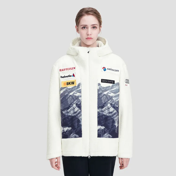 DESCENTE National Team Co branded Velvet Jackets Unisex-2