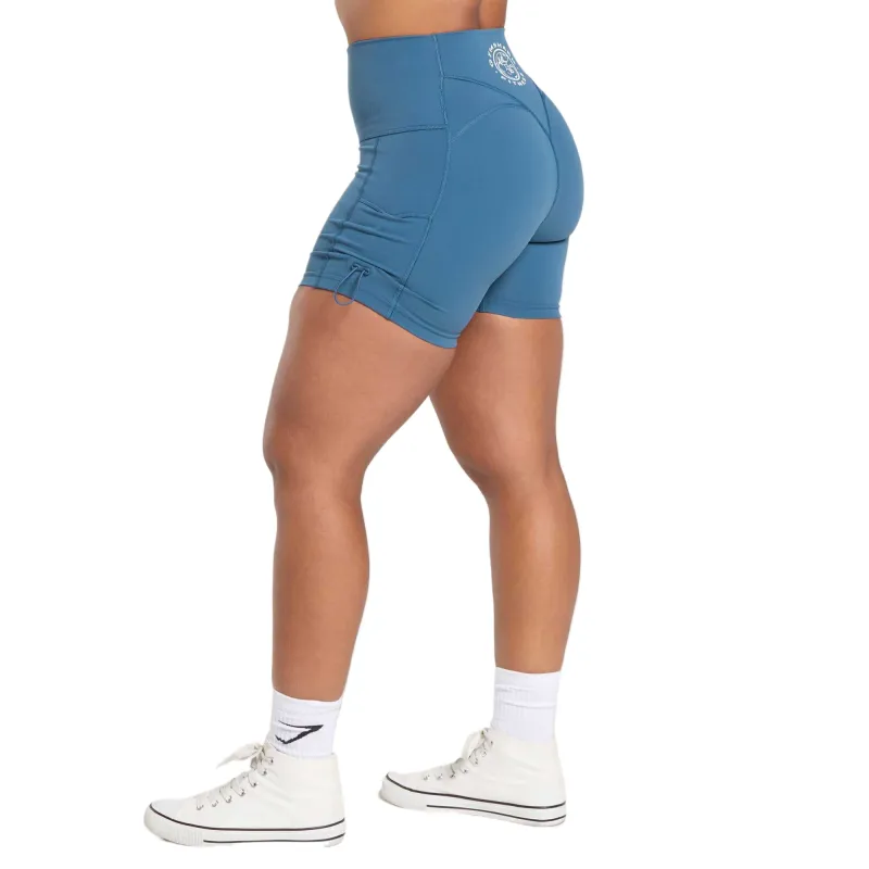 GYMSHARK Yoga Shorts Women's Blue-2