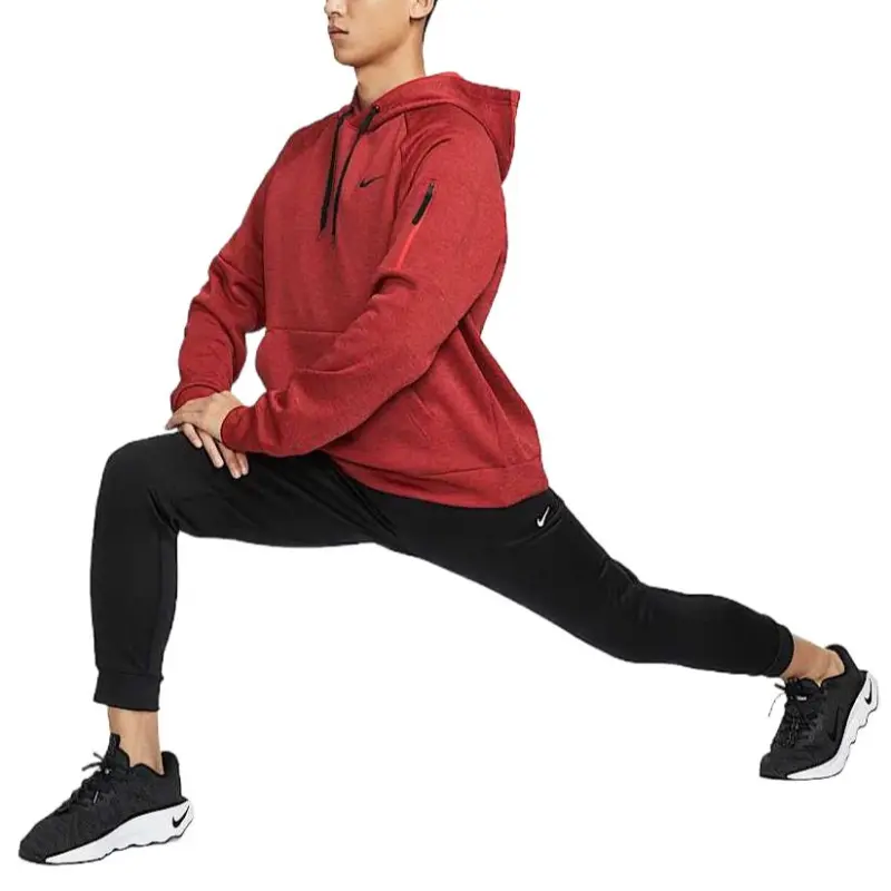 Nike Therma FIT Sweatshirt Men's Queue Red/Adjustable/University Red/Black-2