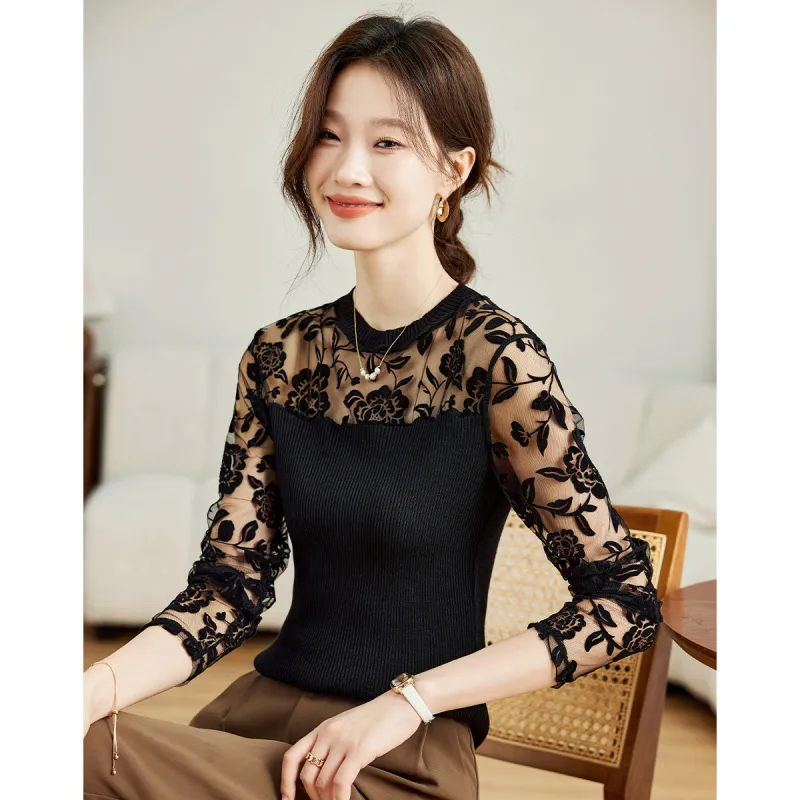 Love Elaine Spring, Fall Knitwear Slim Fit Women's-1