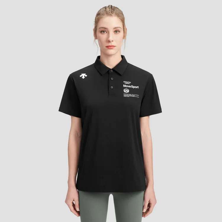DESCENTE TRAINING Polo Shirts Unisex-11