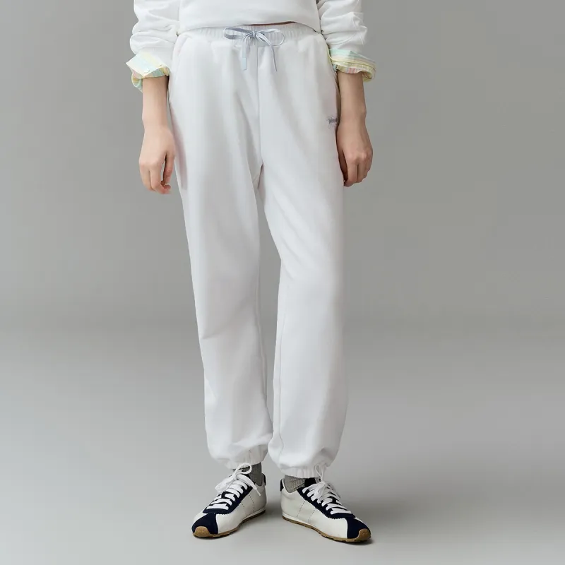 Teenie Weenie Knitted Sports Pants Women's White-3