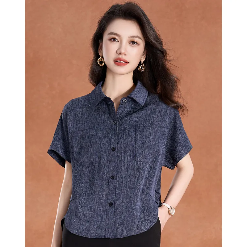 Mylan Shirts Women's Blue-6
