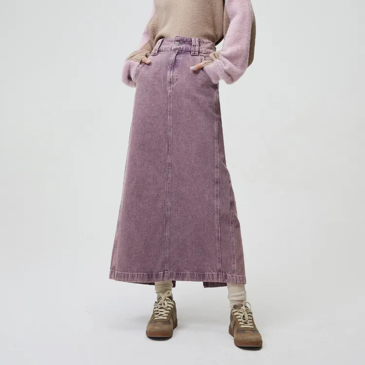 ONLY Denim Long Skirts Women's-2
