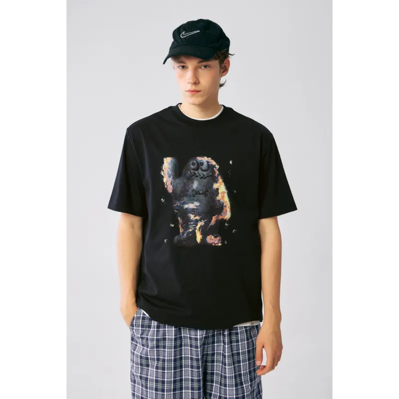 MYSAMESAME T Shirts Unisex Black-6