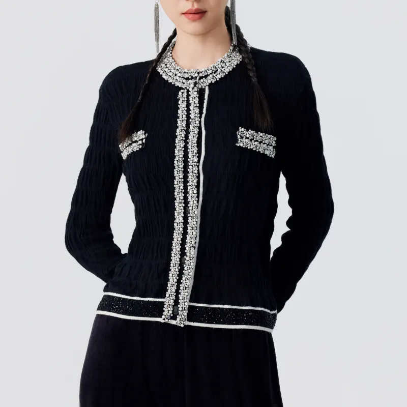 TCH Knitwear Women's Black With White Logo-4