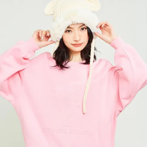 MUGUOGUOMU Sweatshirt Women's Bouquet Pink