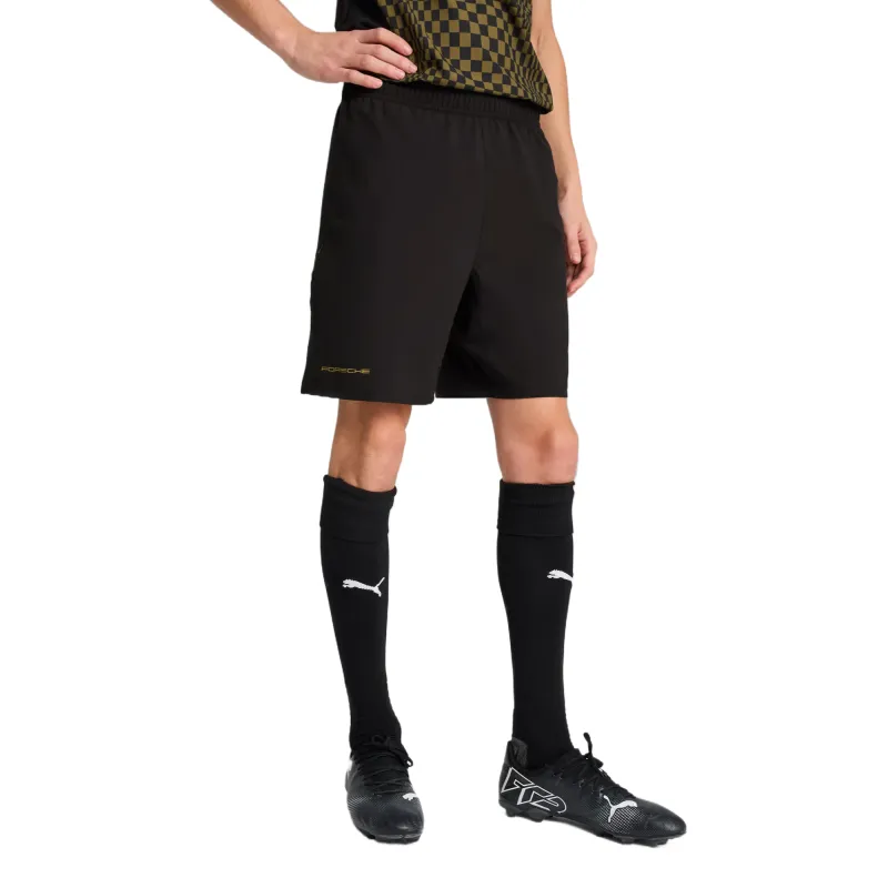 PUMA Porsche Legacy 911Spirit Football Shorts Men DryCELL Soccer Bottom Men's Olive Green-2