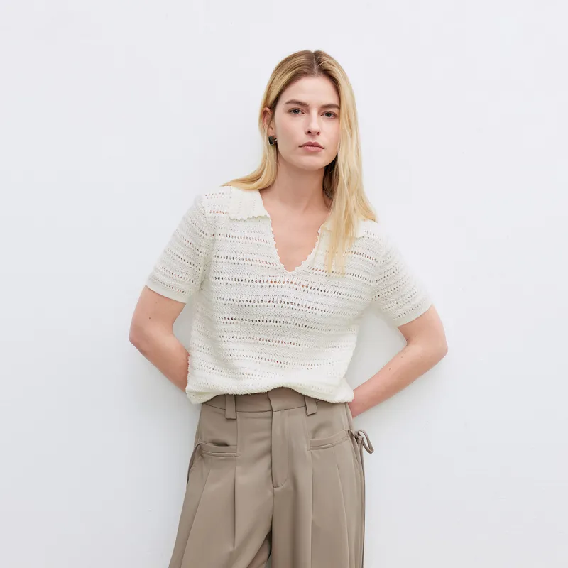 ONLY Knitwear Women's Cream White-2