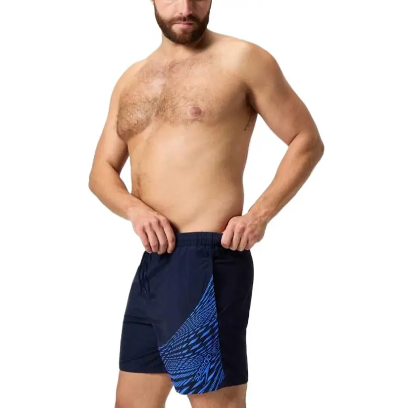 Speedo HyperBoom Splice Swimming Shorts Men's Marine Blue-3