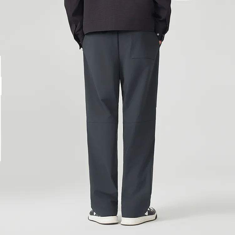 Cabbeen Casual Pants Men's Dark Gray-3