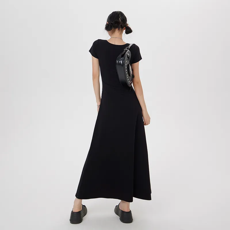 XIANSINIAO Short Sleeved Dress Women's-2