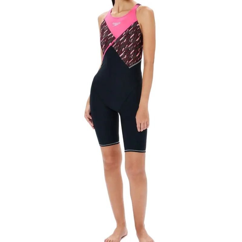 Speedo Boon Float Turns Kneeskin One piece Swimsuit Women's-2