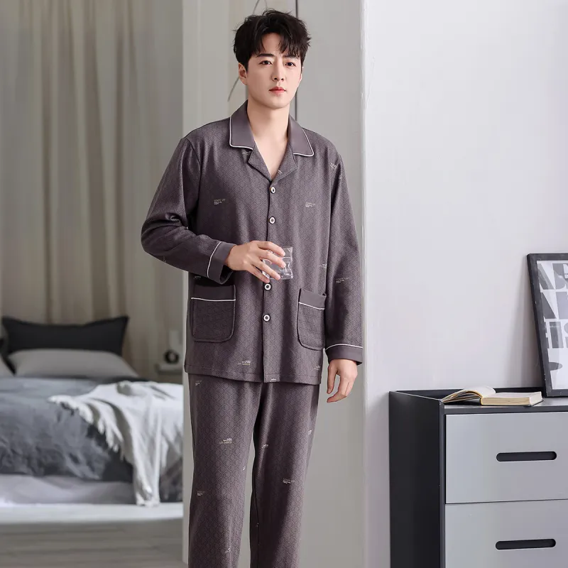 FARO Pajama Set Men's Iron Gray-2