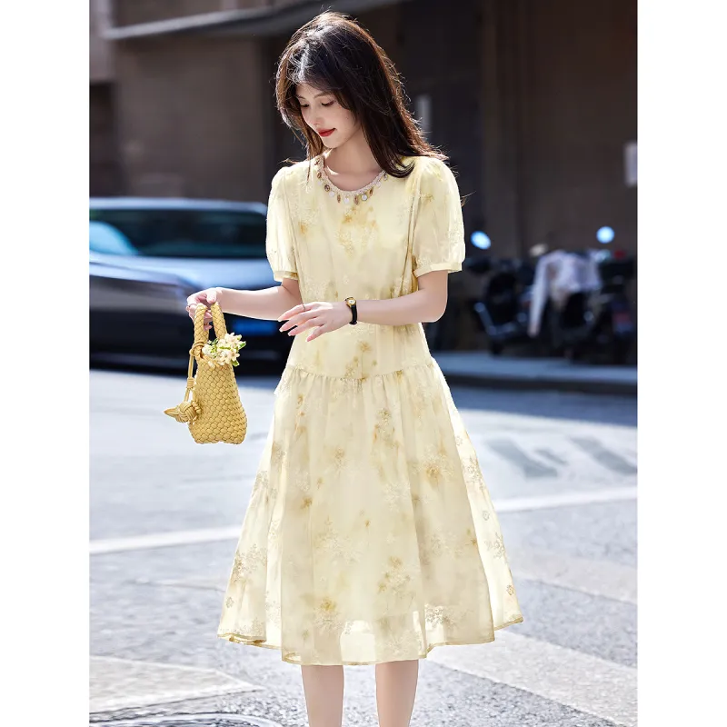 A Paradise For Awakening Short Sleeved Dress Women's-8