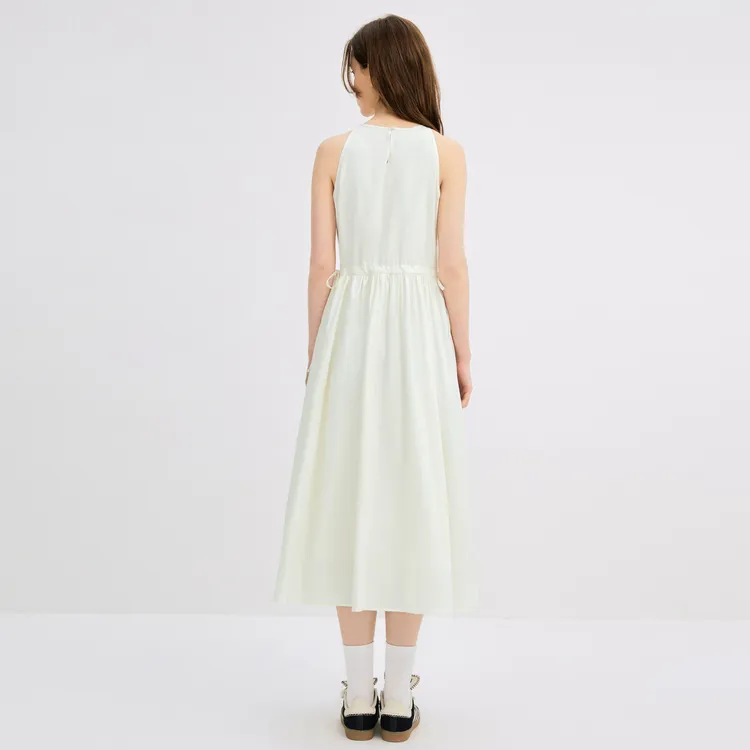 LEDIN Slip Dresses Women's Beige Yellow-3