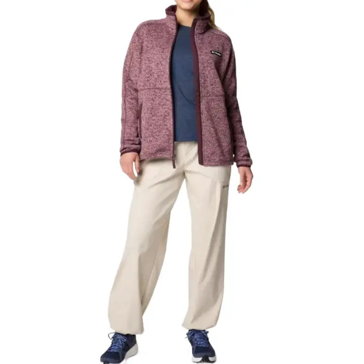 Columbia Sweater Weather Jacket Women's Coral Pink-4