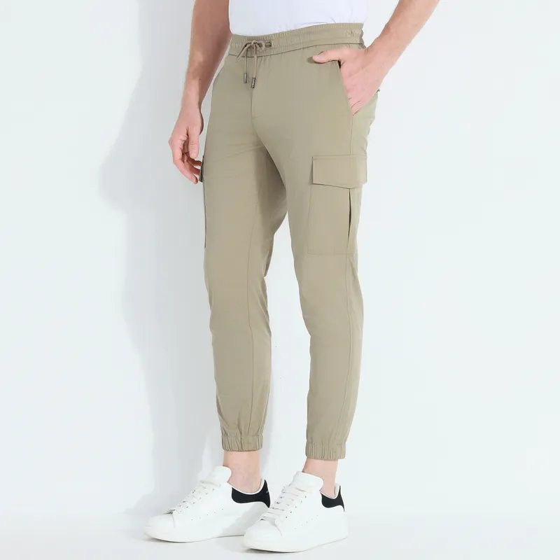 Raidy Boer Casual Pants Men's Khaki-2