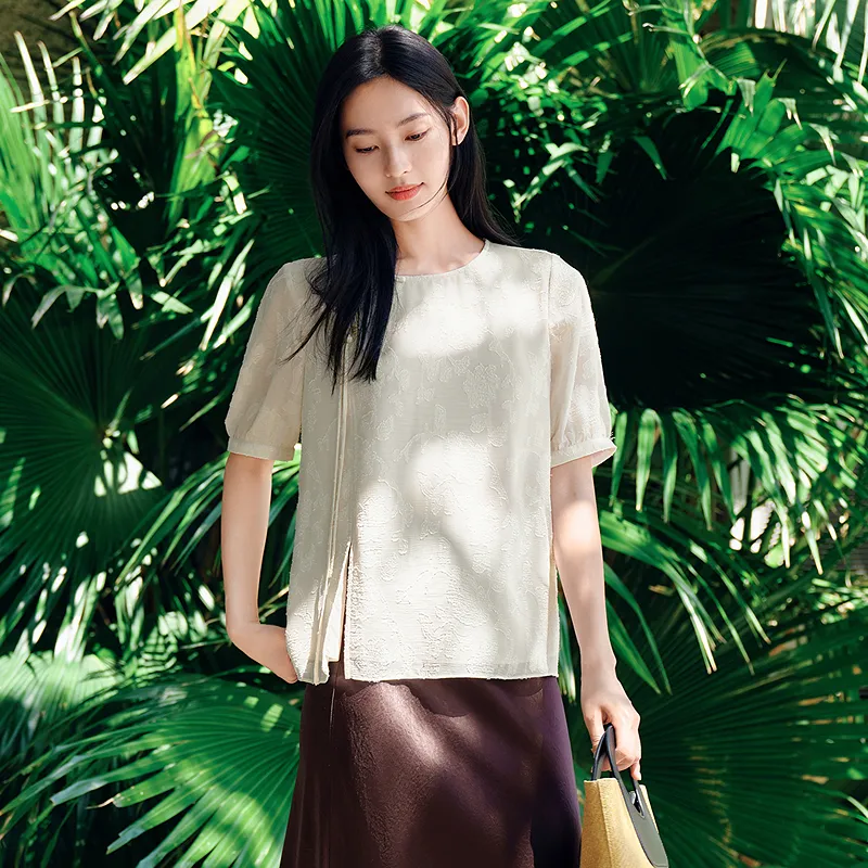 JZ. ANNAKRO Chiffon Shirt Women's-4