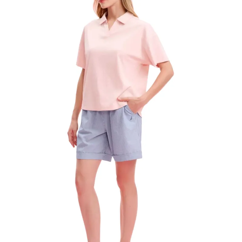 NAUTICA SS25 Drop Shoulder Sleeve T Shirt Women's-3
