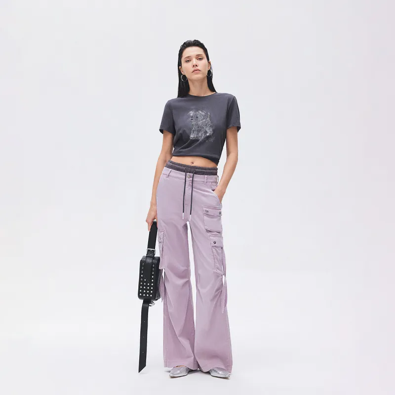 ONLY T Shirts Women's E40 Titanium Gray-3