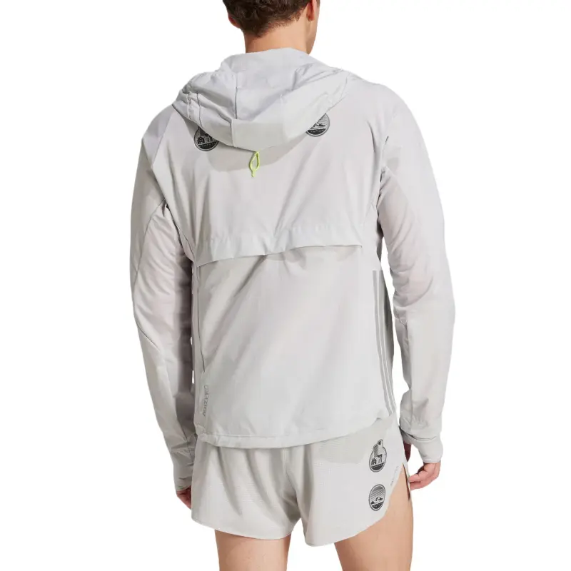 Adidas ADIZERO HE JK M Jacket Men's Light Gray-2