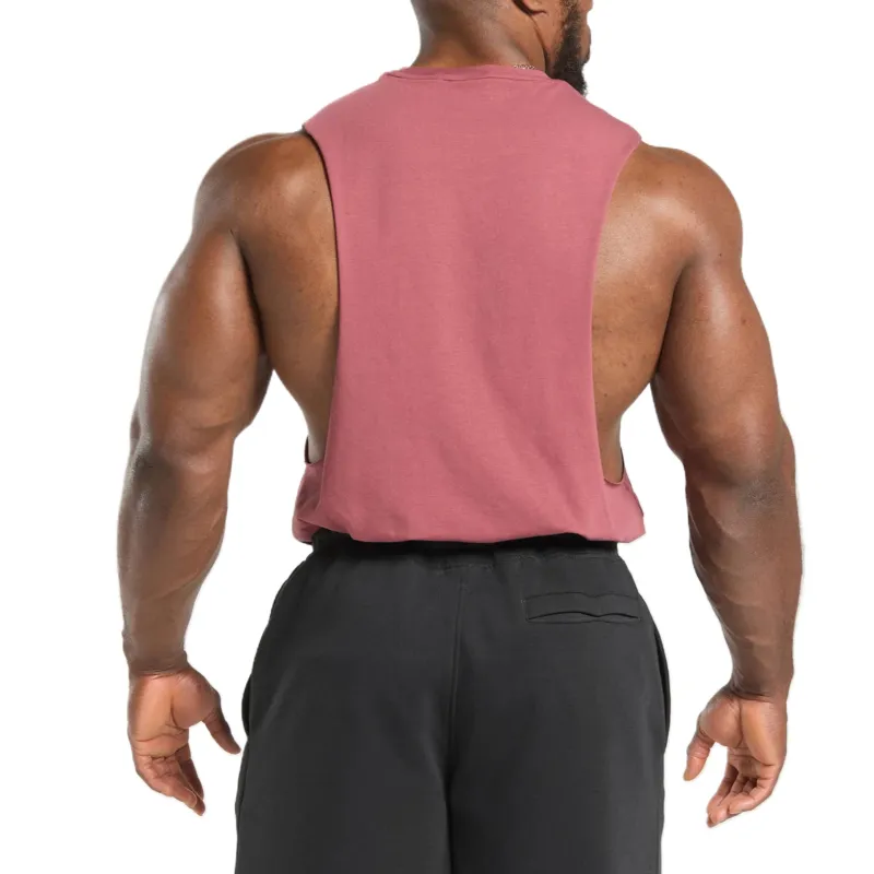 GYMSHARK Tank Top Men's Berry Pink-1