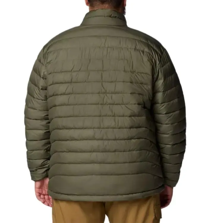 Columbia Powder Lite 2Omni-Heat Omni-Shield Thermarator Jackets Coats Men's Stone Green-1