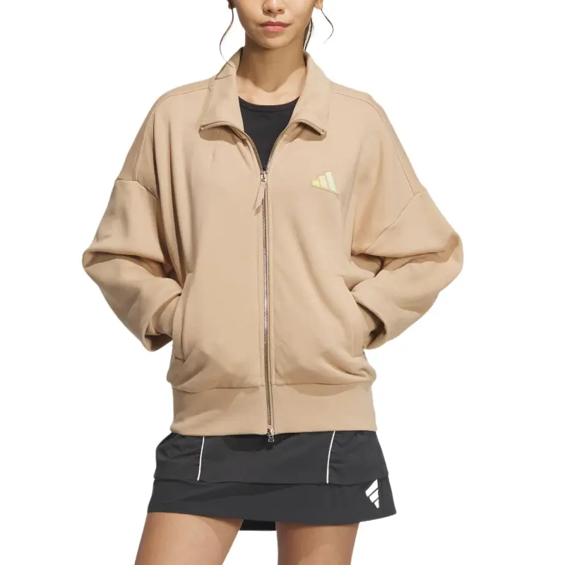 Adidas LOGO KN JKT Jacket Women's Warm Sand-1