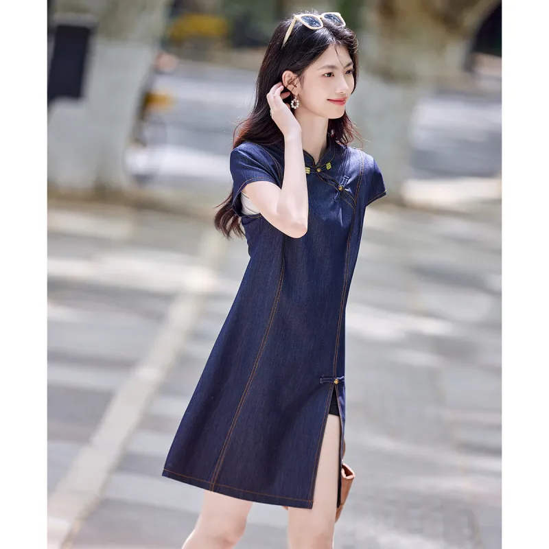 Still Quiet Short Sleeved Dress Women's-2