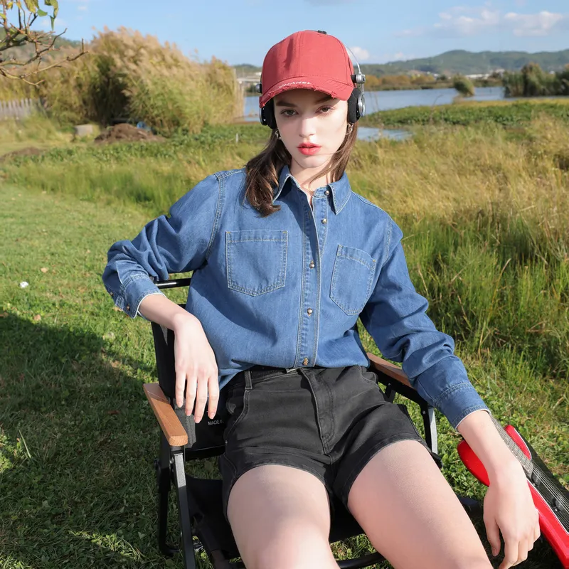 3COLOUR Shirt Women's Marine Blue-2