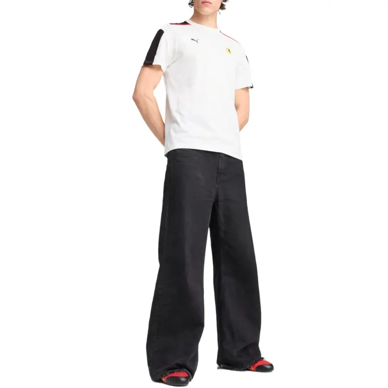 PUMA Scuderia Ferrari T Shirt Men's White-4