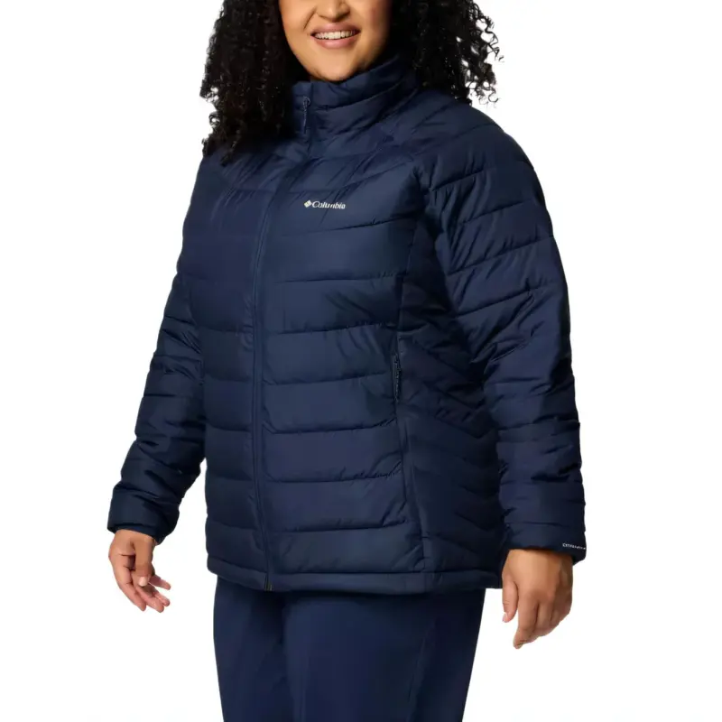 Columbia Powder Lite 2Omni-Heat Omni-Shield Thermarator Jackets Coats Women's Marine Blue-3