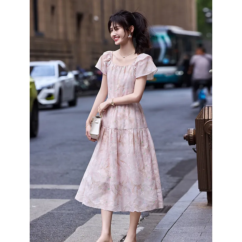 A Paradise For Awakening Short Sleeved Dress Women's-4