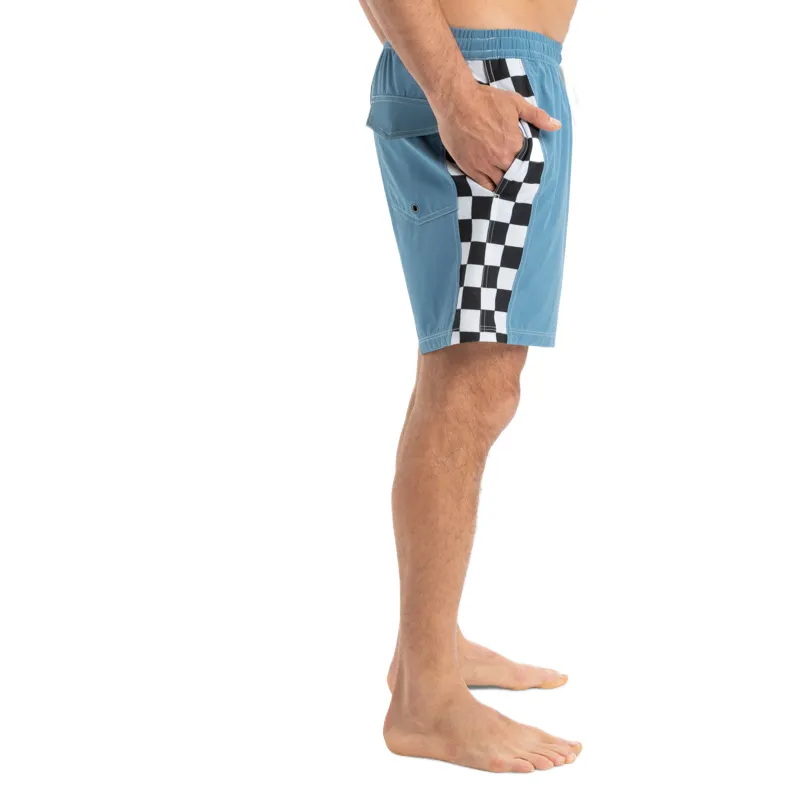 Quiksilver Original Arch Volley Beach Shorts Men's Crown Blue-5